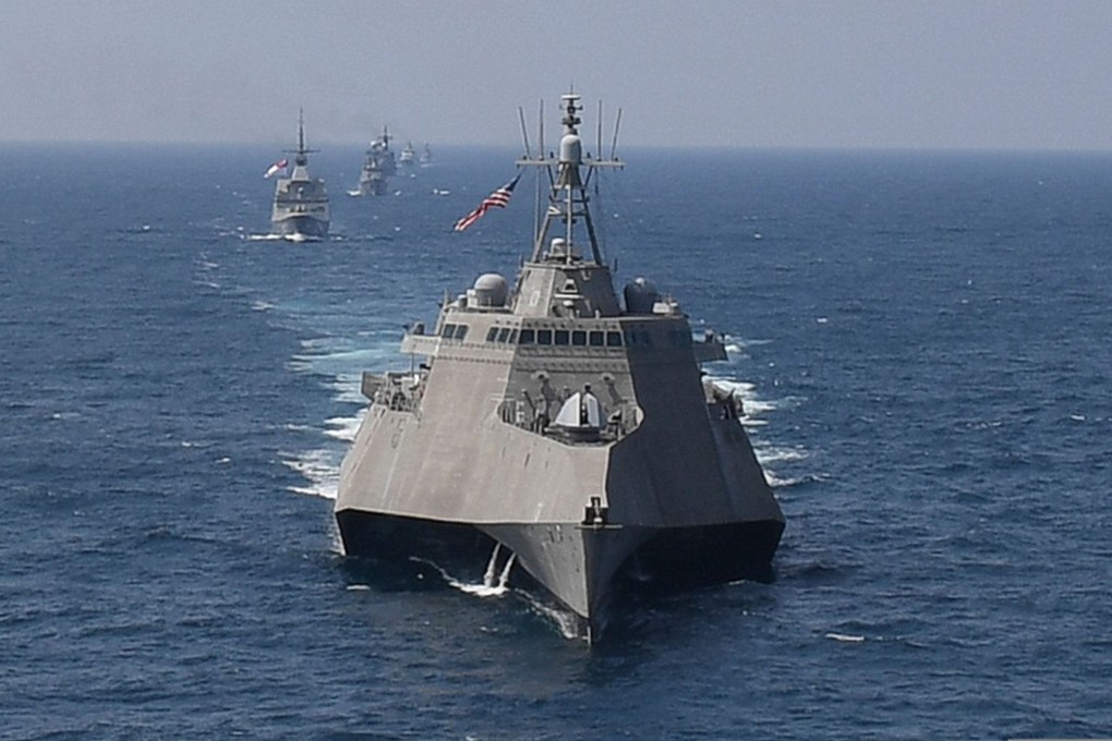 The US Navy’s littoral combat ship USS Montgomery. Photo: AFP/US Navy