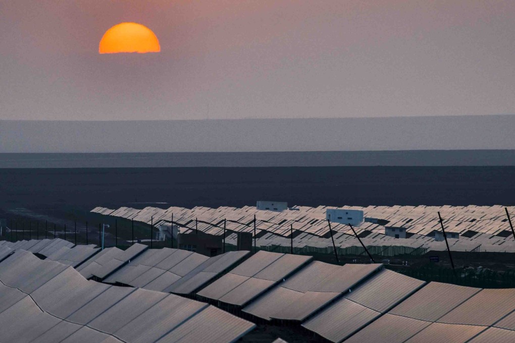 A photovoltaic power plant in Turpan, northwest China, is seen in September 2018. China is investing in sustainable technologies and enforcing environmental regulations, making it a hub for sustainable investment. Photo: Xinhua