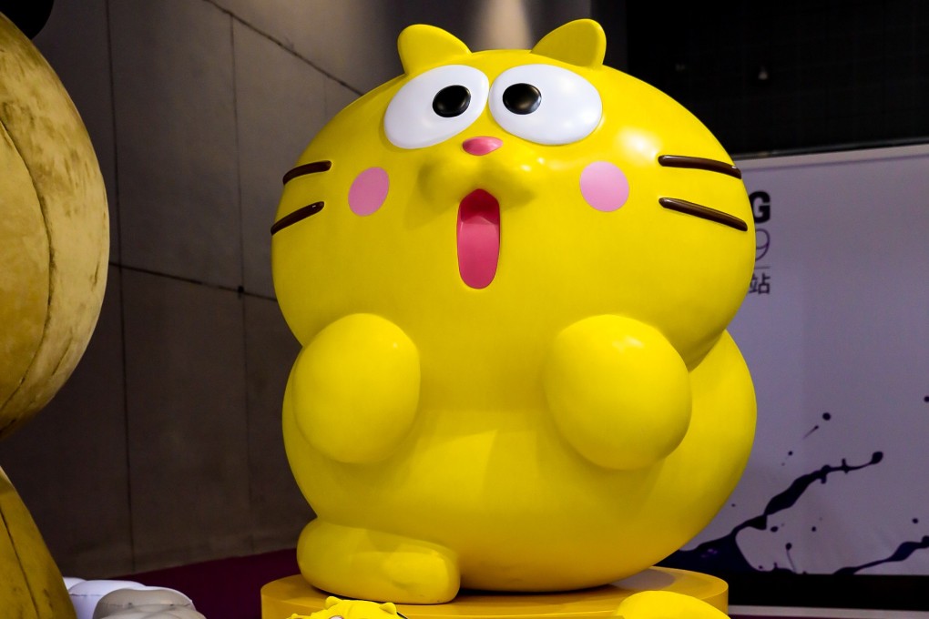 Eggy started off as an emoticon on WeChat but now the character has been made into a toy and he also appears in short films.