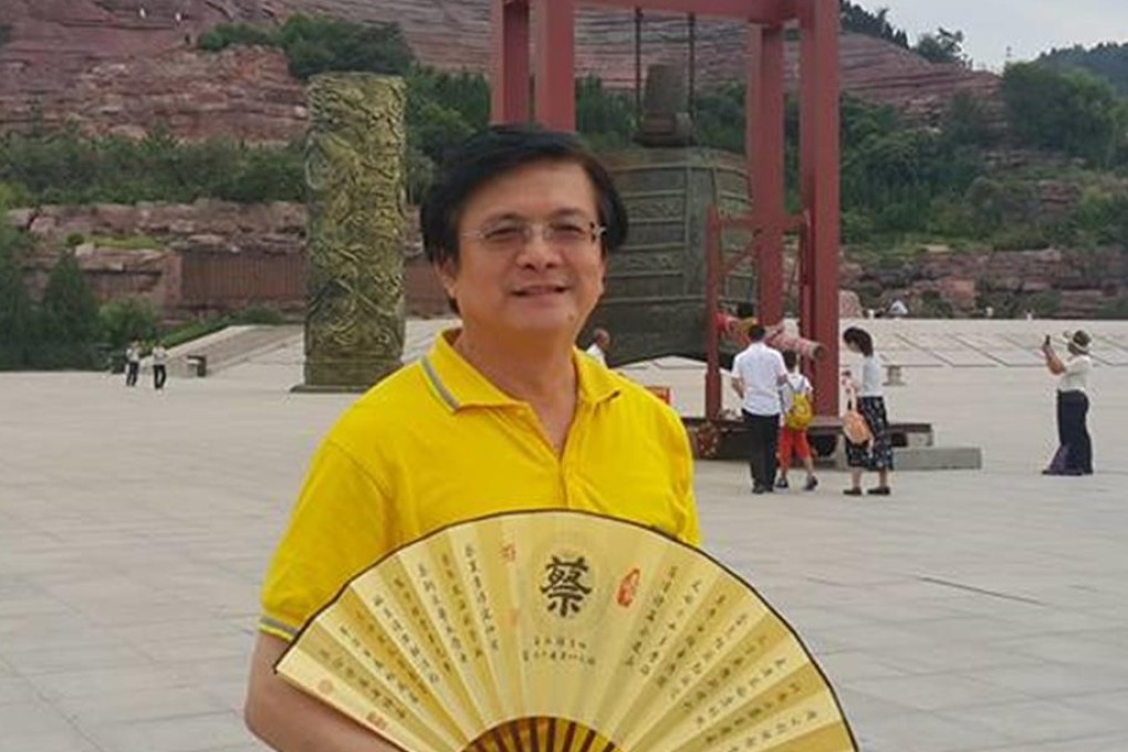 Taiwanese business leader Tsai Jin-shu has been missing since travelling to southeast China in July last year. Photo: FACEBOOK