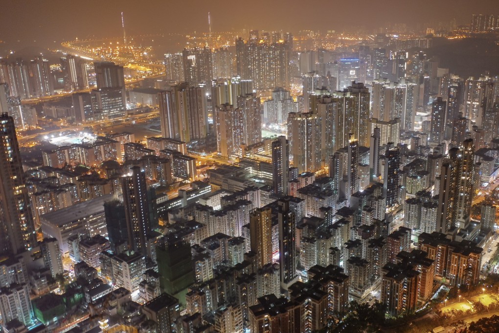 Sham Shui Po District’s neighbourhoods are seen at night. Photo: Martin Chan