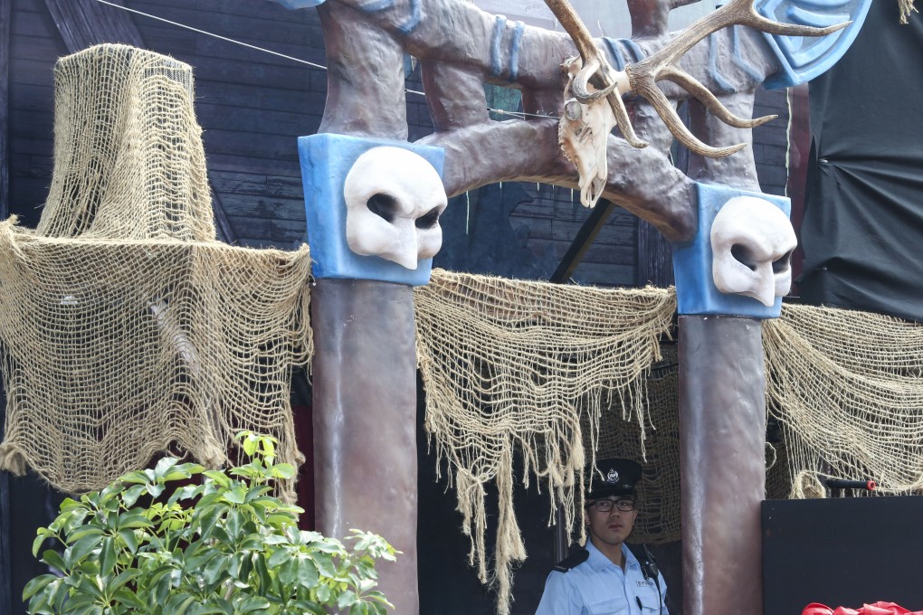 Cheung Chiu-kit died of back injuries inside the Buried Alive attraction. Photo: David Wong