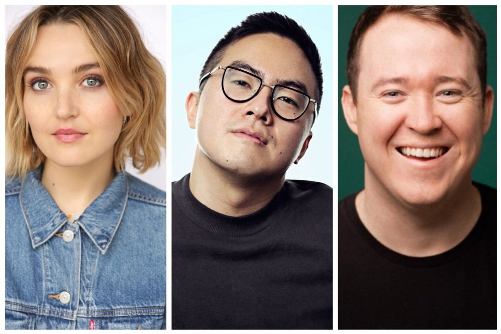 Shane Gillis (right) was originally hired along with Chloe Fineman and Bowen Yang. Photo: NBC