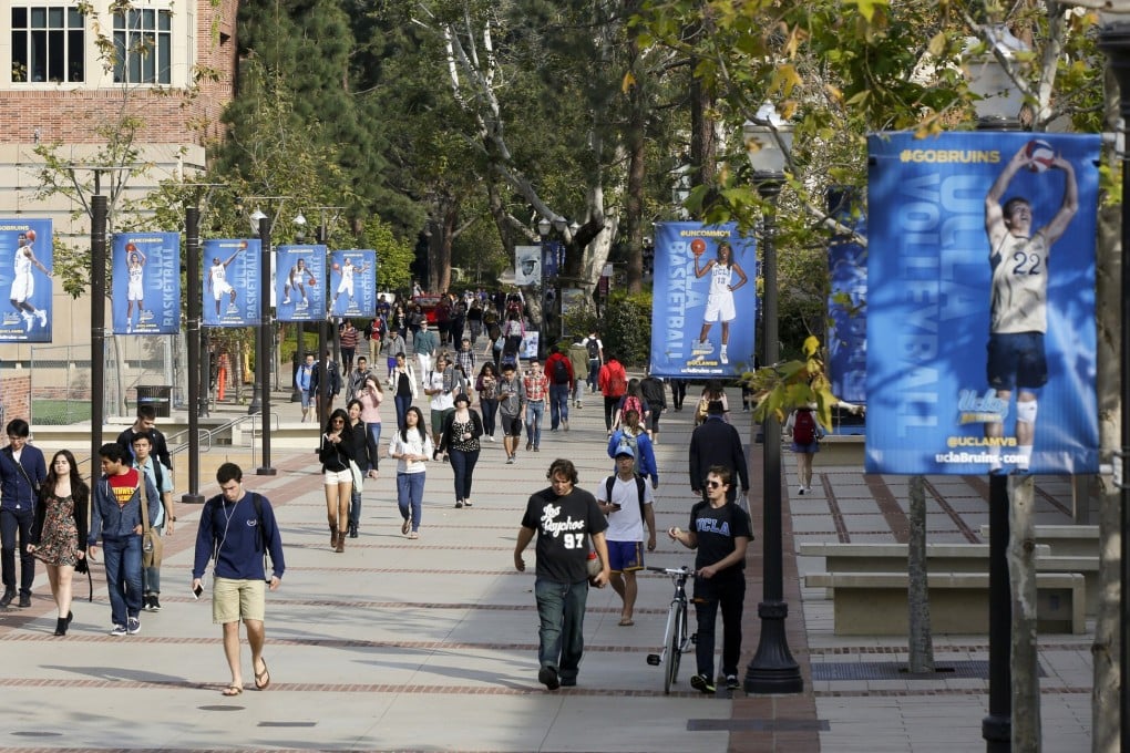 Xiaoning Sui is accused of paying US$400,000 to get her son into the University of California, Los Angeles, as a fake soccer recruit. Photo: AP