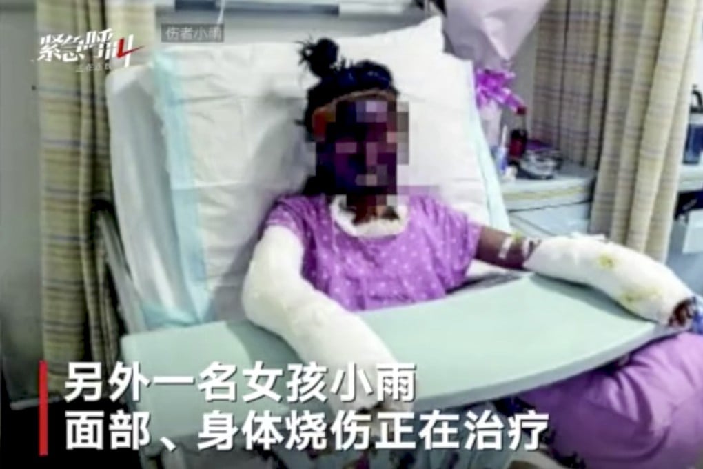 A 14-year-old girl died and her 12-year-old friend was badly burnt after they mimicked a cooking trick performed by an internet celebrity. Photo: Weibo