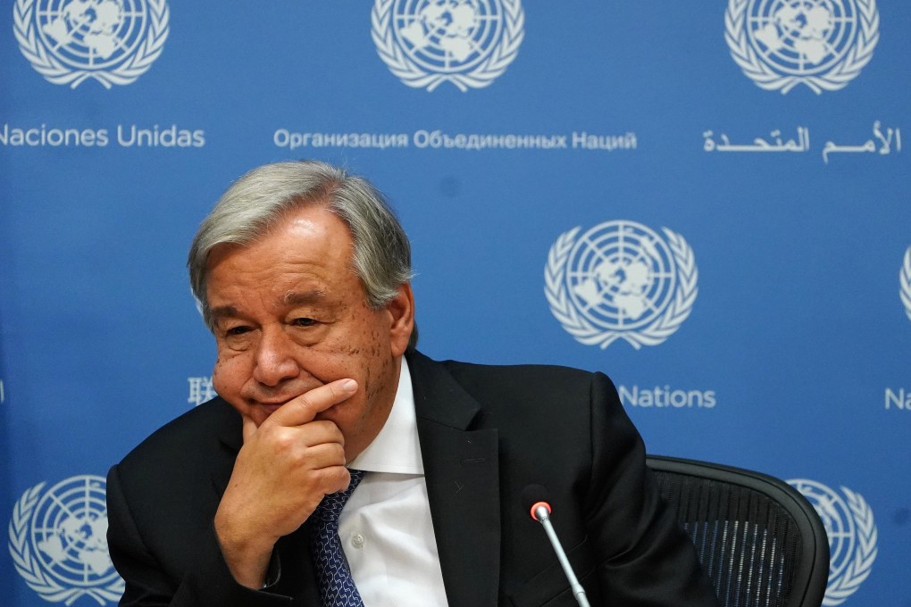 US secretary general Antonio Guterres has spoken out against groups who say he has not condemned China for detaining Muslims in Xinjiang. Photo: Reuters