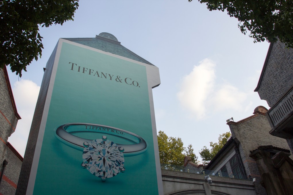 A billboard advertising Tiffany & Co. in Shanghai, where it has its flagship store. Photo: Shutterstock