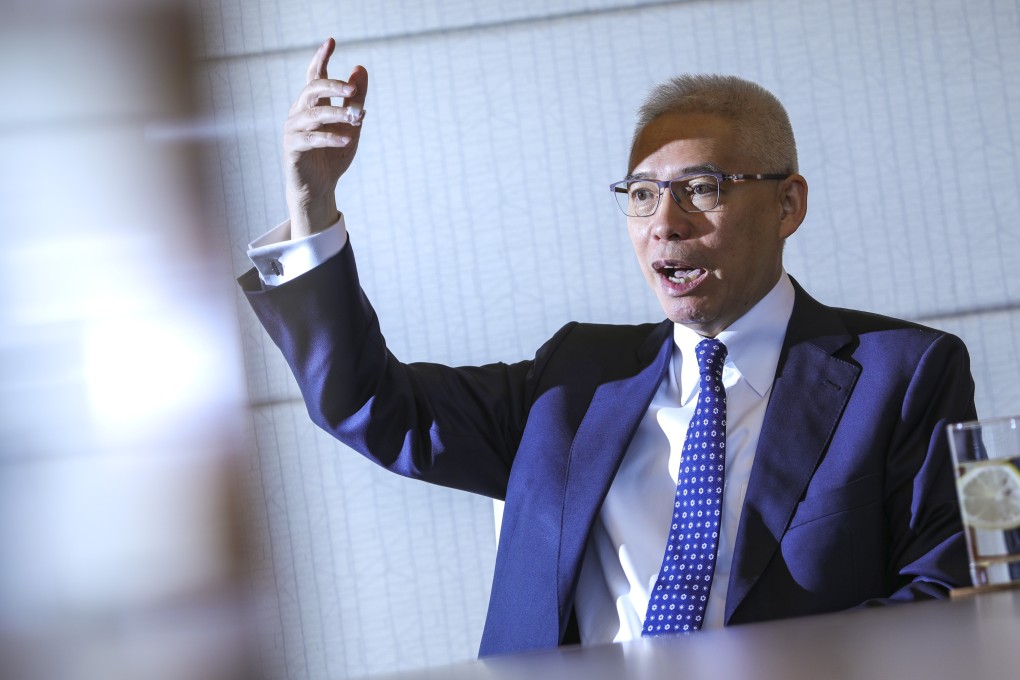 Chairman Rex Auyeung at the MTR Corporation office in Central on Thursday. Photo: May Tse