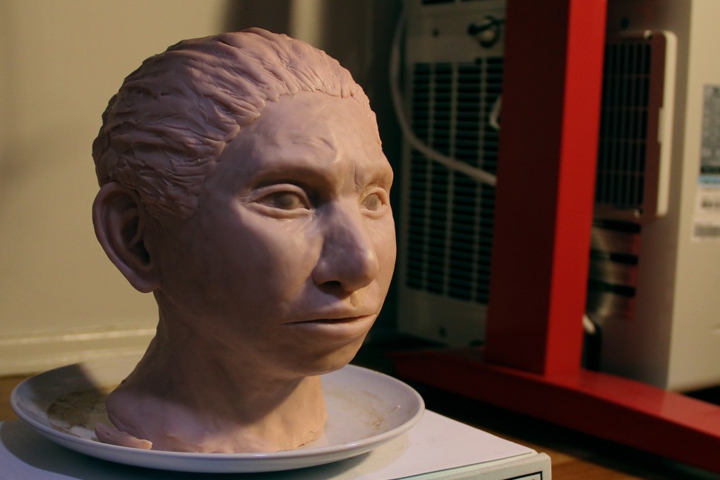 A reconstruction of the face of a juvenile female Denisovan, based on a skeletal profile reconstructed from ancient DNA molecule maps. Photo: Maayan Harel