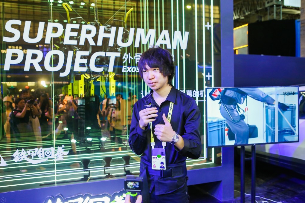 Wang Chao, the chief executive of Tiejia Gangquan, introduced his company at the Taobao Makers Festival in Hangzhou on September 11. Photo: Handout