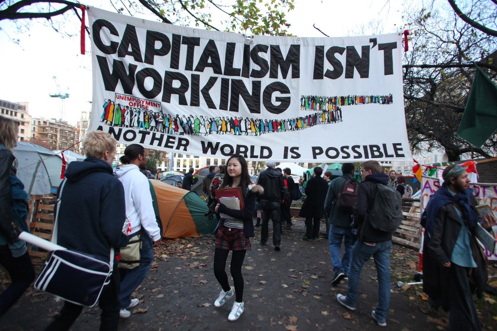 Students in London demonstrate against education funding cuts in 2011. Photo: AFP