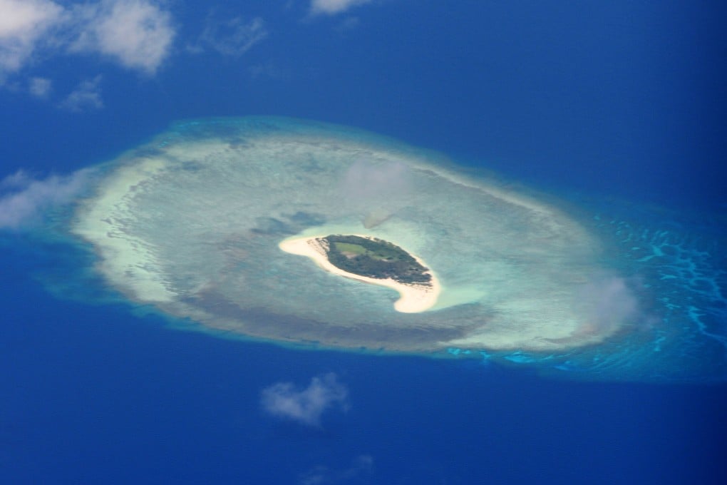 A reef in the disputed Spratly islands in the South China Sea. Photo: AFP