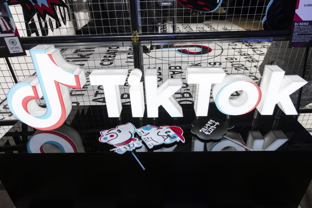 Signage is displayed at the TikTok Creator's Lab 2019 event hosted by ByteDance in Tokyo, Japan, on Saturday, Feb. 16, 2019. Photo: Bloomberg