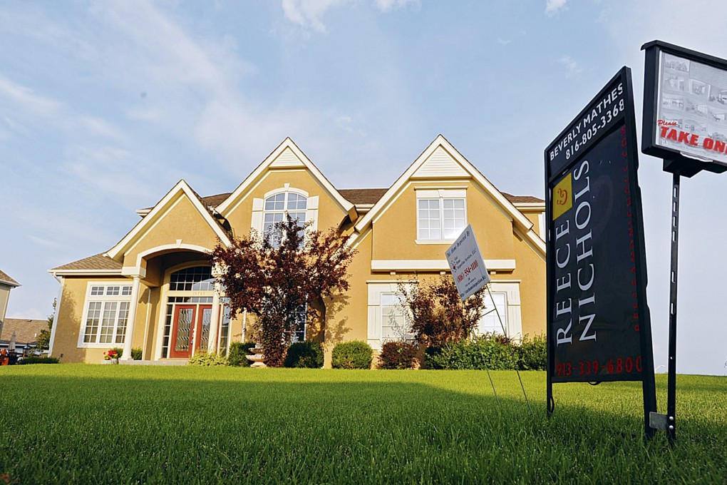 The median sales price rose 4.7 per cent in August from a year earlier – the second-fastest gain in the past year – to US$278,200. Photo: EPA