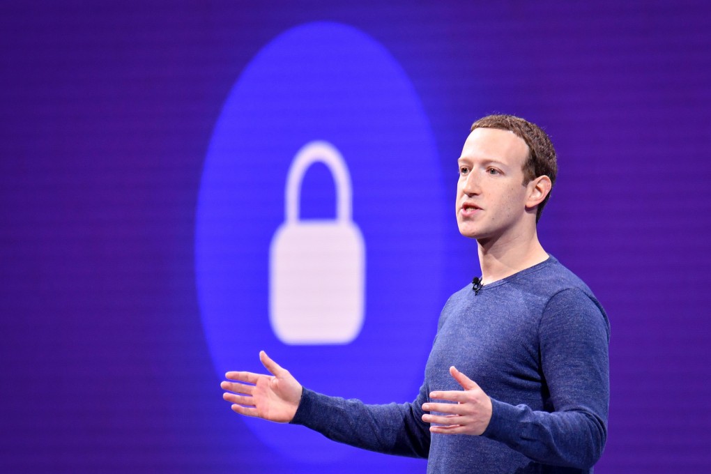 Facebook founder and chief executive Mark Zuckerberg speaking at an event in California in 2018. Photo: AFP
