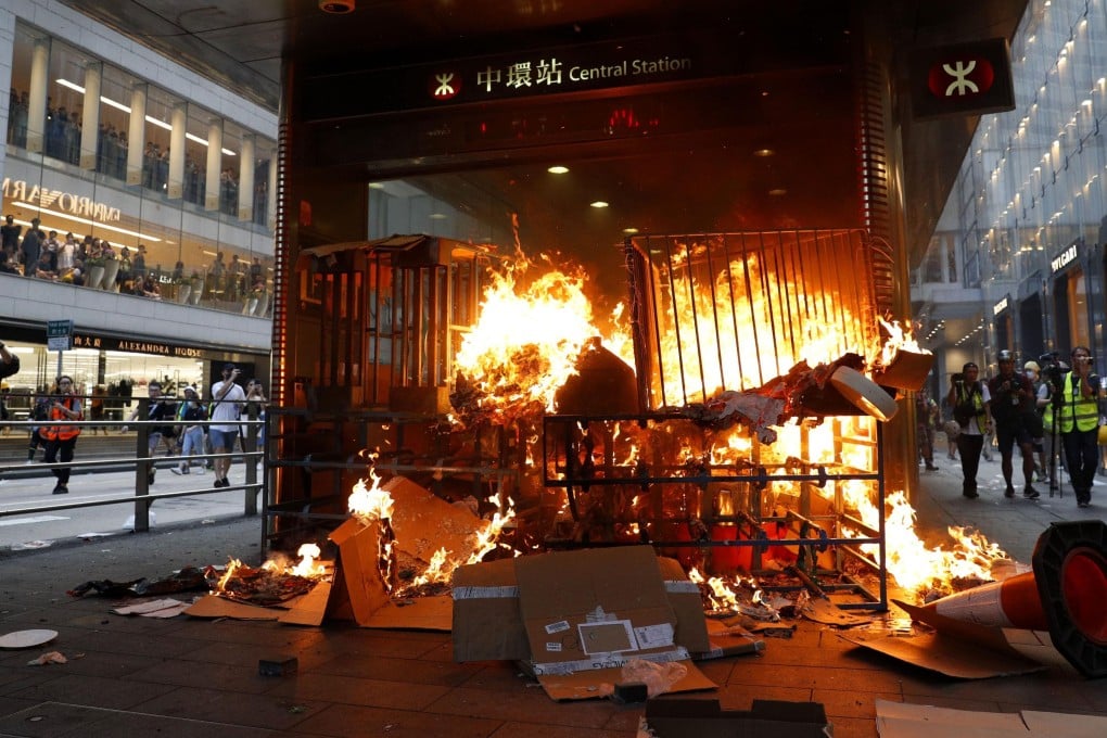 Coverage of the Hong Kong protests by CGTN, the overseas arm of China’s state broadcaster, is being investigated by Ofcom, Britain’s communications regulator. Photo: Kyodo