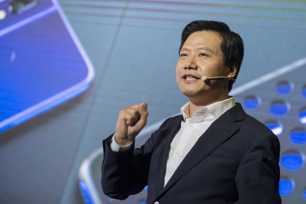 Lei Jun, chief executive officer of Xiaomi, speaks during a product launch for the Redmi Note 7 smartphone in Beijing, China, on Jan. 10, 2019. Photo: Bloomberg