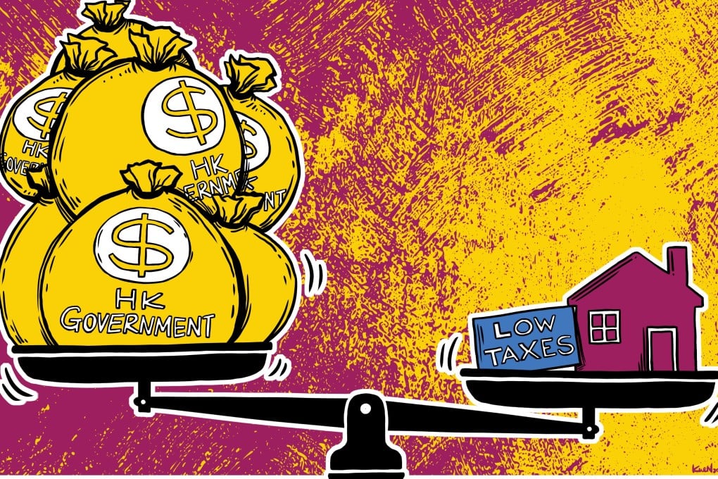 How Hong Kong’s housing problem, cited as one of the biggest motivations for protest rage, is linked to the city’s finances and low taxes.