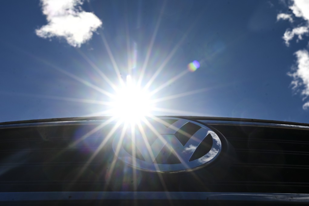 The logo of German carmaker Volkswagen. Photo: EPA