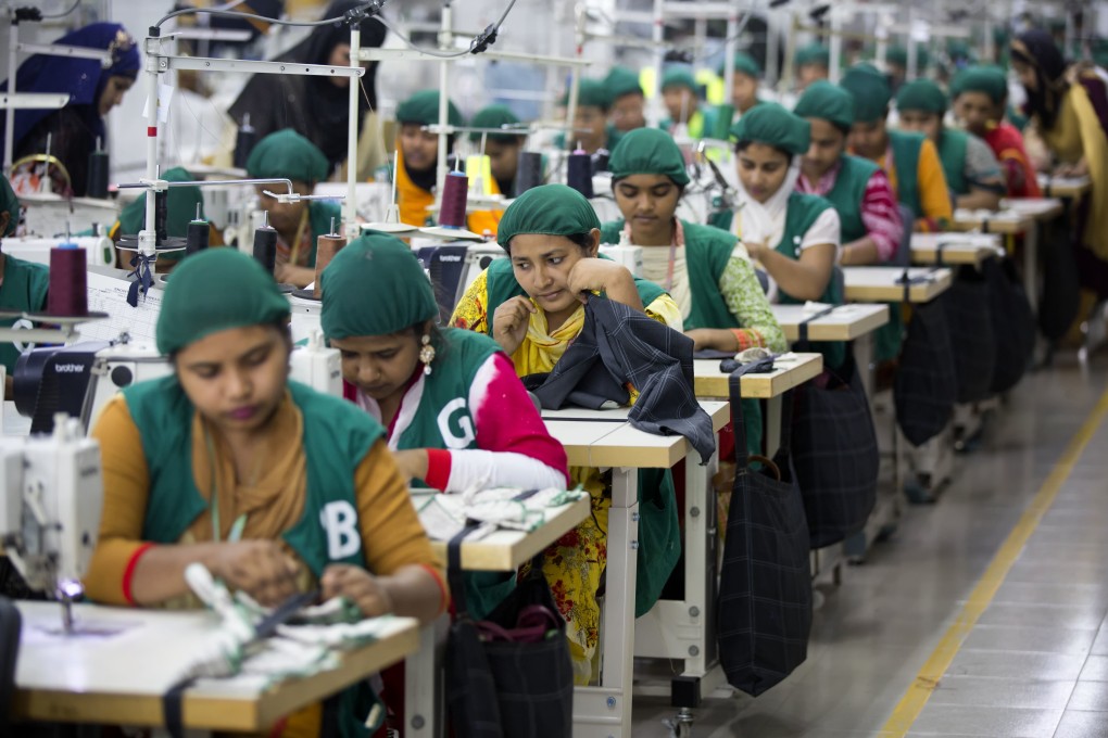 Trainees at a garment factory work at Snowtex garment factory in Dhamrai, near Dhaka, Bangladesh. Photo: AP