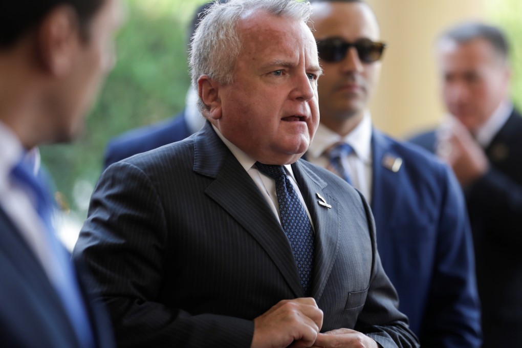 US deputy secretary of state John Sullivan will raise human rights issues in Xinjiang at a panel at the United Nations. Photo: Reuters