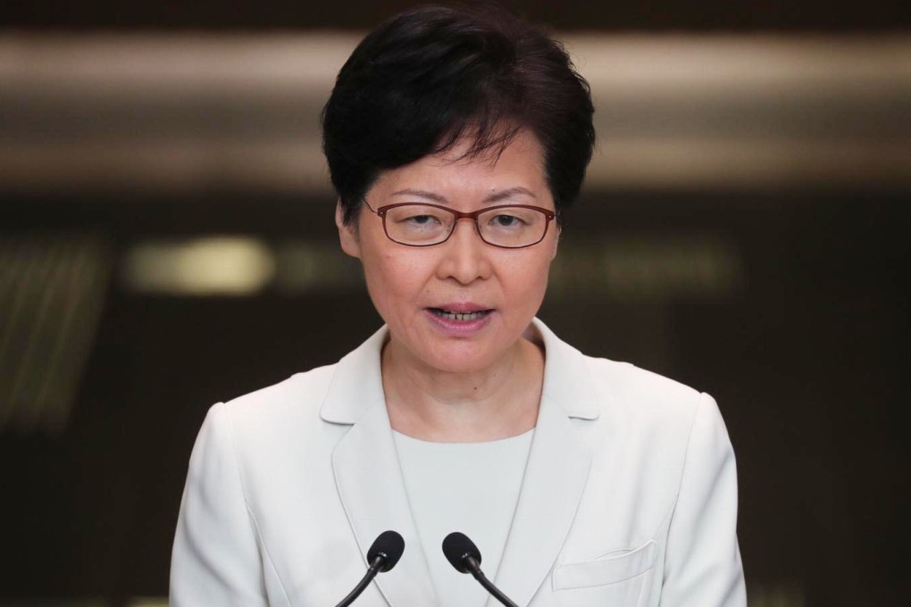 Carrie Lam pledged to hold dialogue sessions as she announced the extradition bill was abandoned. Photo: Sam Tsang