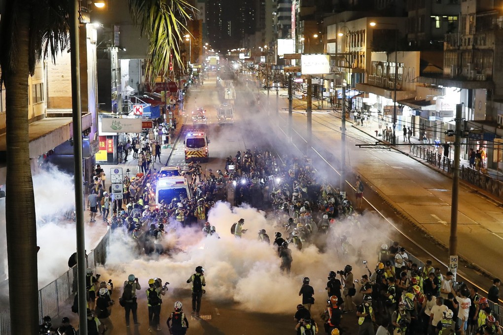 Thursday’s sale was the third since anti-government protests that started in Hong Kong in June aroused concerns over the city’s economic future and its status as a magnet for international capital. Photo: Kyodo