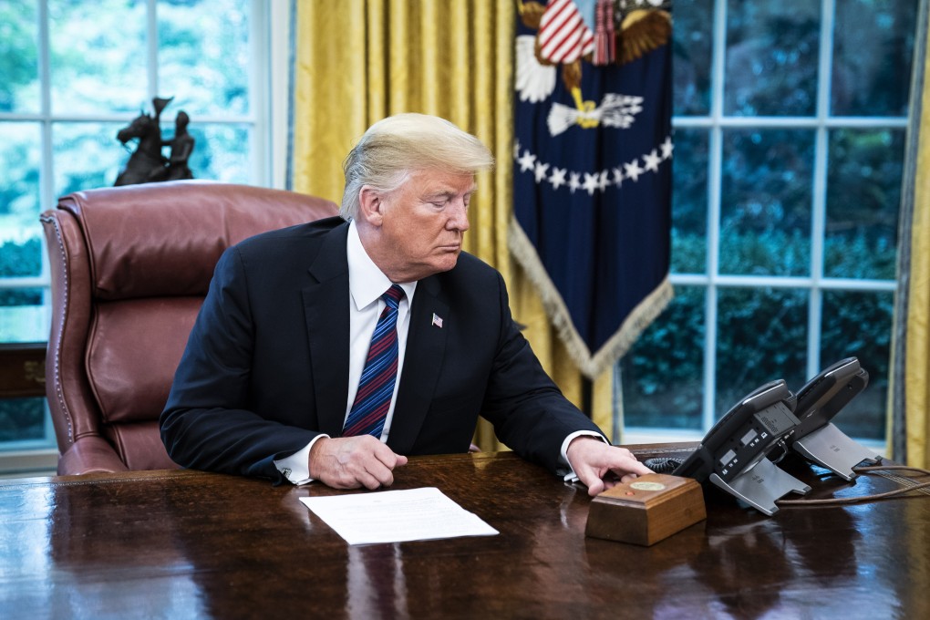 President Trump bragged about his electoral victory in a call with then-President Enrique Pena Nieto of Mexico in 2018. Photo: Washington Post