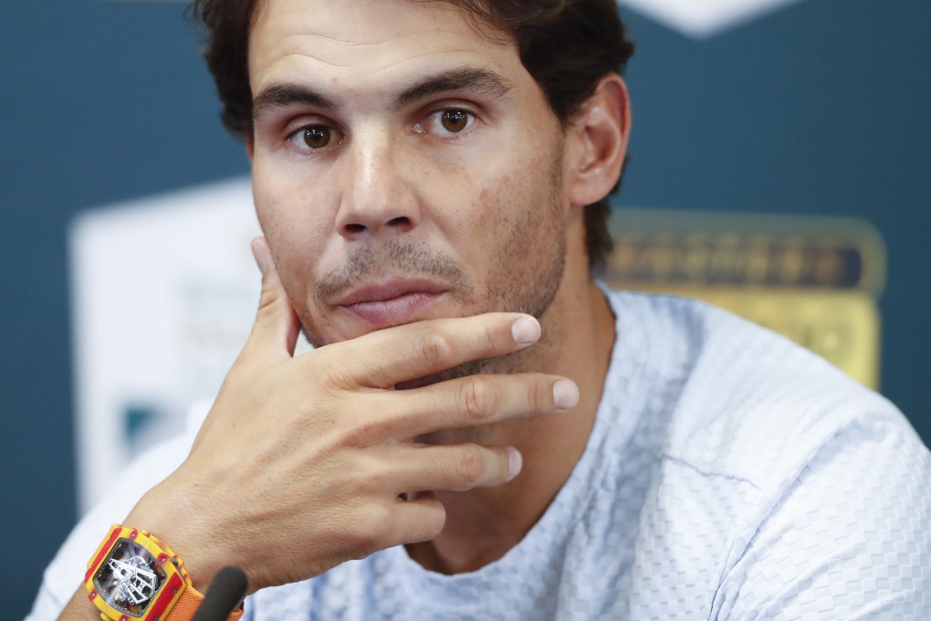 Rafael Nadal wearing Richard Mille’s RM 27-03 watch – a celebrity endorsement that makes sense. Photo: EPA