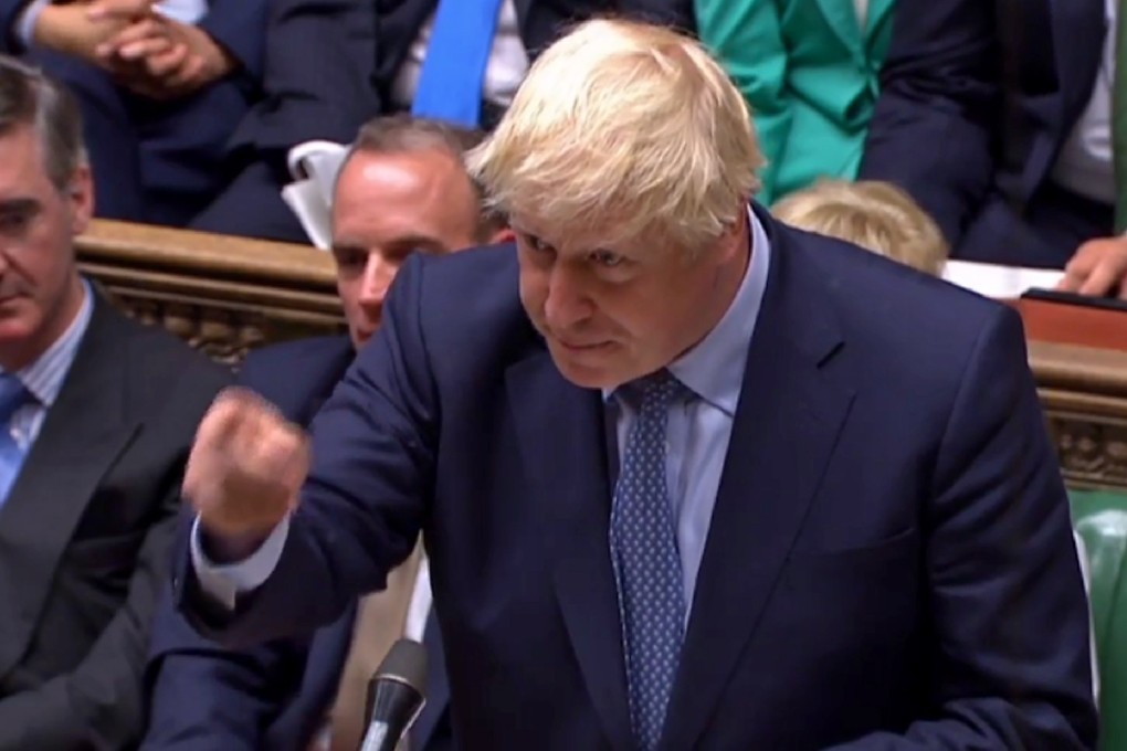UK Prime Minister Boris Johnson in the House of Commons. Photo: AFP
