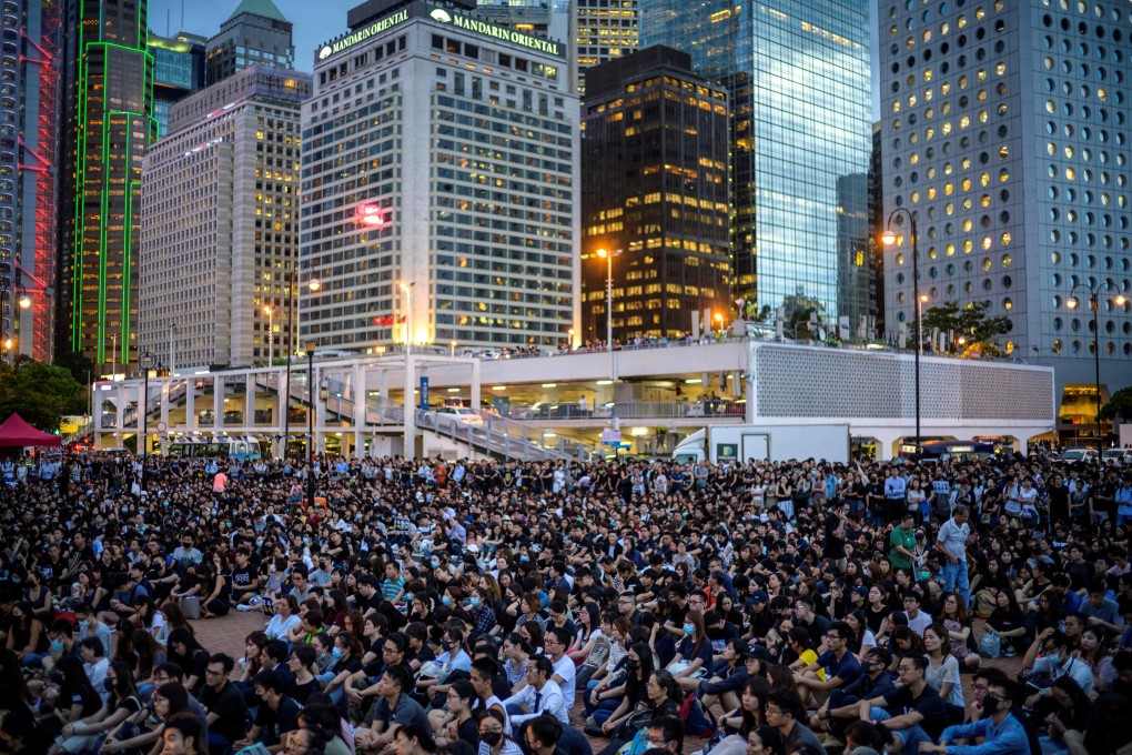 Members of Hong Kong’s medical sector attend a protest rally in Central on August 2. Democracy does not guarantee a free, stable, wealthy and happy society. Photo: AFP