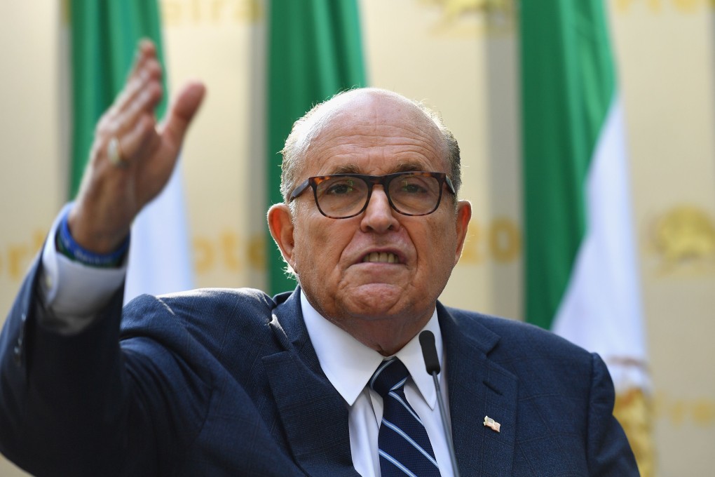 Rudy Giuliani, former New York City mayor and Donald Trump’s personal lawyer. Photo: AFP