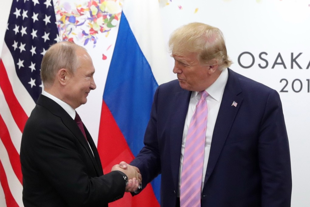 Vladimir Putin with Donald Trump. Photo: EPA