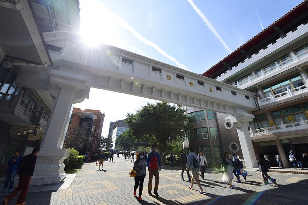 Chinese Culture University was one of three universities in Taipei where clashes broke out over Lennon Walls on Wednesday. Photo: pccu.edu.tw