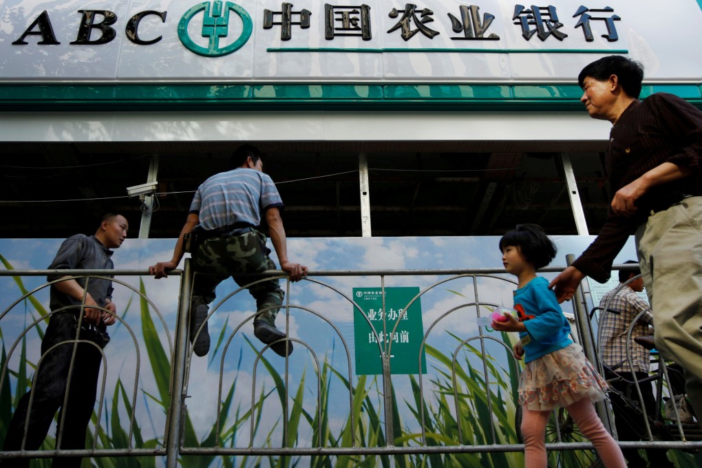 Virtually all Chinese banks already set aside more money than the required minimum to compensate for bad loans. Photo: Reuters