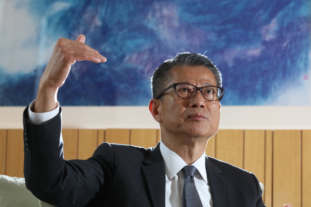 Financial Secretary Paul Chan warned that the passage of the US rights bill would have a psychological effect on Hong Kong. Photo: Dickson Lee