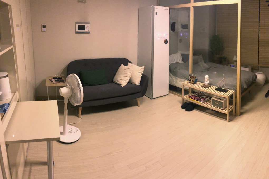 Jang Dae-ik lives in a 356 sq ft studio apartment near Dangsan station in central Seoul. Photo: Handout