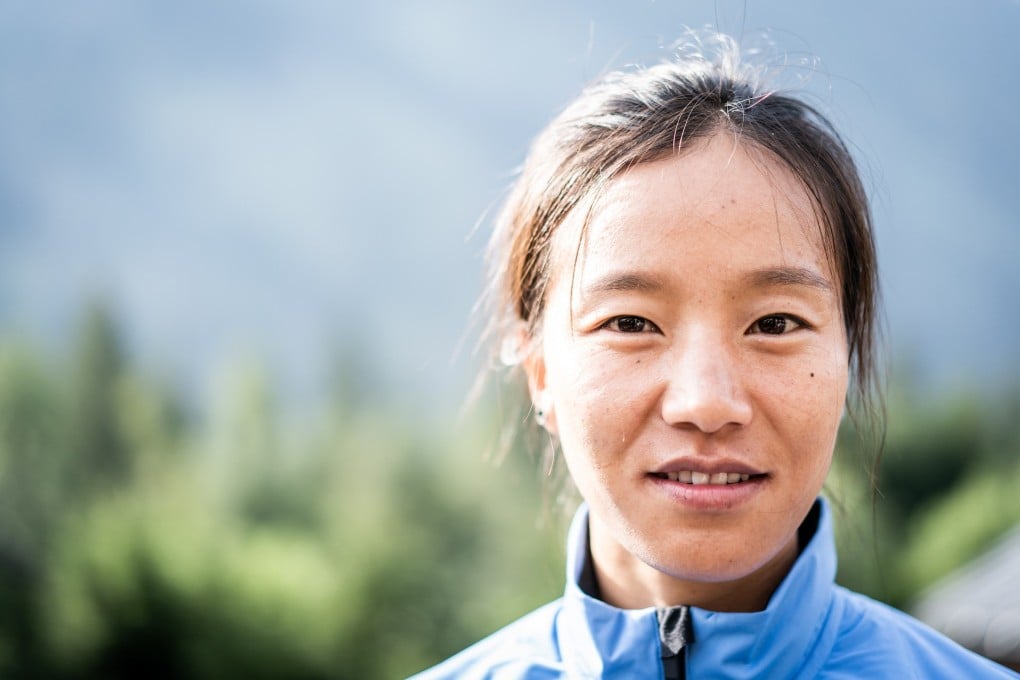 Lu Yangchun grew up in a remote mountain village, and has worked her way up to being a professional runner through the state sports school system. Photo: Ian Corless/Adidas Terrex/UTMB