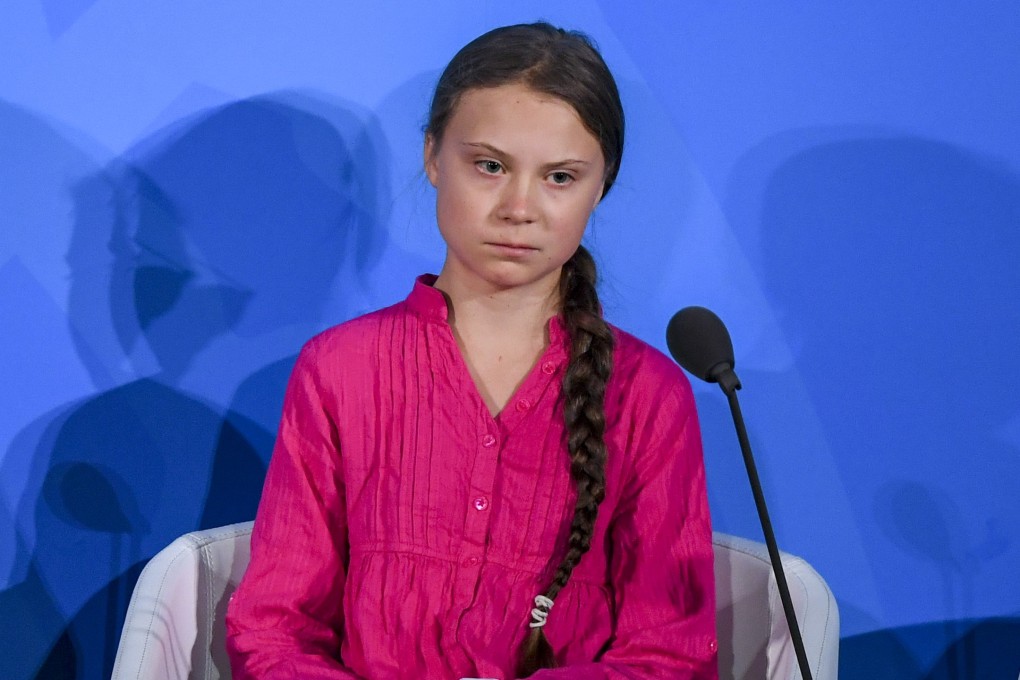 Climate activist Greta Thunberg’s speech to the UN Climate Action Summit has been praised around the world, but China’s online community is not as impressed. Photo: AFP