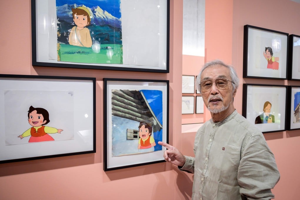 Japanese animator and creator of Heidi, Daughter of the Alps, the cartoon that kick-started Japan’s anime revolution. Photo: Fabrice Coffrini/AFP