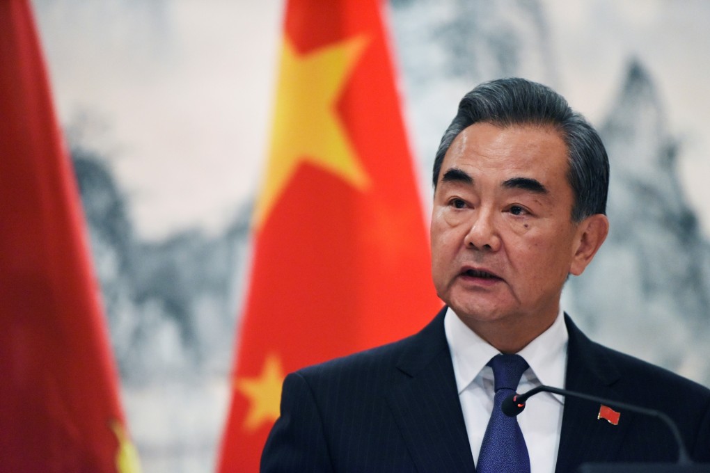 Chinese Foreign Minister Wang Yi speaks at a news conference on the sidelines of the UN General Assembly in New York on Friday. Photo: Reuters