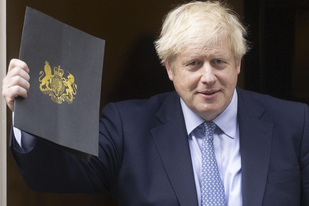 British Prime Minister Boris Johnson leaves 10 Downing Street on Wednesday. Photo: Xinhua