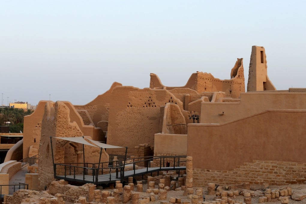 Renovated buildings at the historic city of Diriyah, a Unesco World Heritage Site, in Riyadh. Photo: Reuters