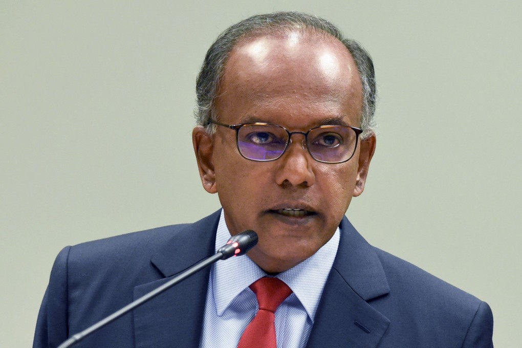 Singapore’s law and home affairs minister K. Shanmugam says foreign interference poses a deadlier threat than military force in destabilising a country. Photo: AFP
