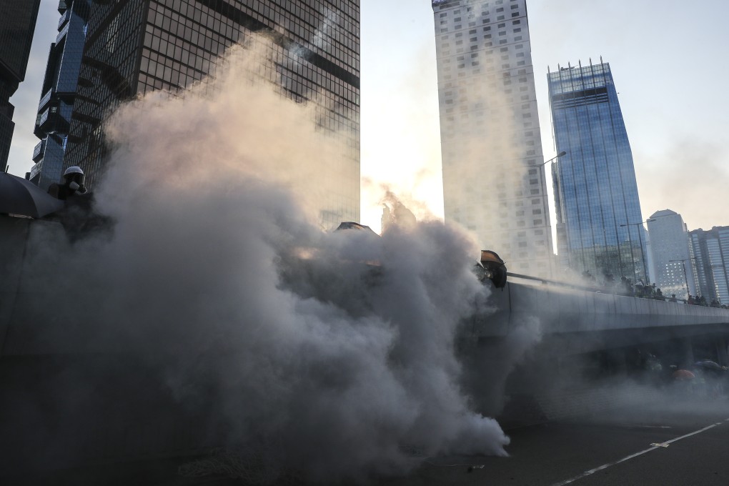 The protests in Hong Kong, which are now in their 17th consecutive weekend, have brought the city’s economy to the brink of a recession. Photo: Sam Tsang