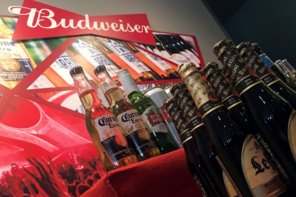Budweiser’s shares got off to a good start on their Hong Kong debut on Monday. Photo: Reuters