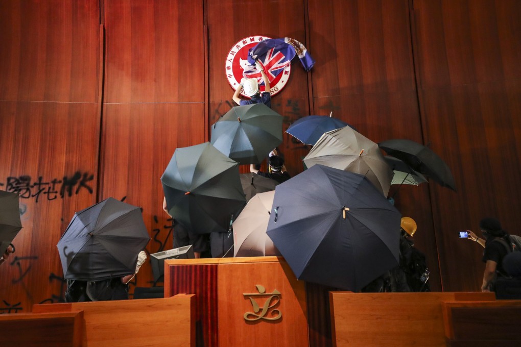 Police launched a wave of arrests on Monday in connection with the July 1 storming of the Legislative Council, according to reports. Photo: Sam Tsang