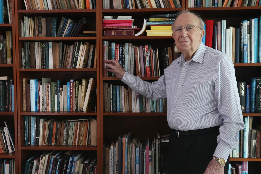 Former chief secretary under British colonial rule, David Akers-Jones. Photo: David Wong