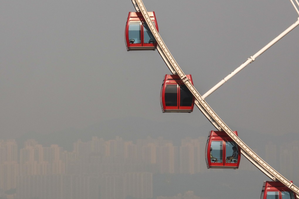 Smog and hot weather have lowered visibility in Hong Kong this week. Photo: Nora Tam