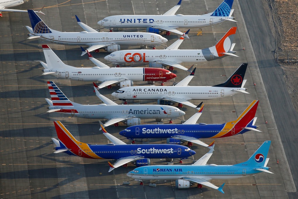 Boeing 737 MAX aircraft at a Boeing facility in the United States. Photo: Reuters